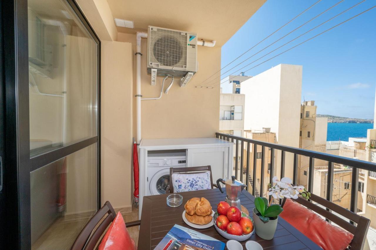 Sea Bliss Apartments With Terrace Just Off Seafront In St Paul'S Bay - By Getawaysmalta Σεντ Πόλς Μπέι Εξωτερικό φωτογραφία