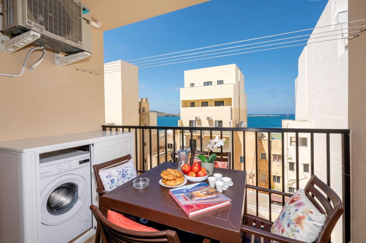Sea Bliss Apartments With Terrace Just Off Seafront In St Paul'S Bay - By Getawaysmalta Σεντ Πόλς Μπέι Εξωτερικό φωτογραφία